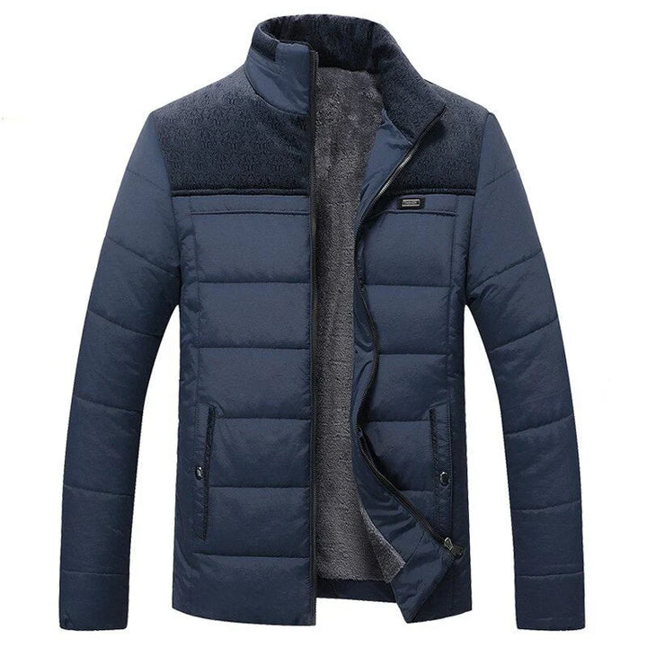 Men’s Zip-Up Fleece Jacket Lightweight Casual Outerwear-Bon Voyage Vintage