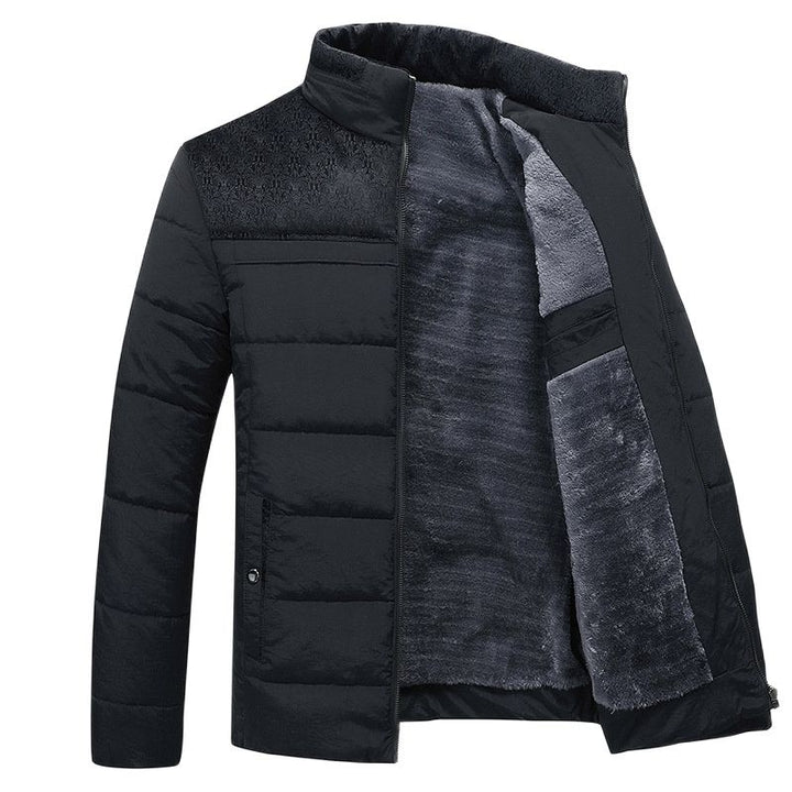 Men’s Zip-Up Fleece Jacket Lightweight Casual Outerwear-Bon Voyage Vintage