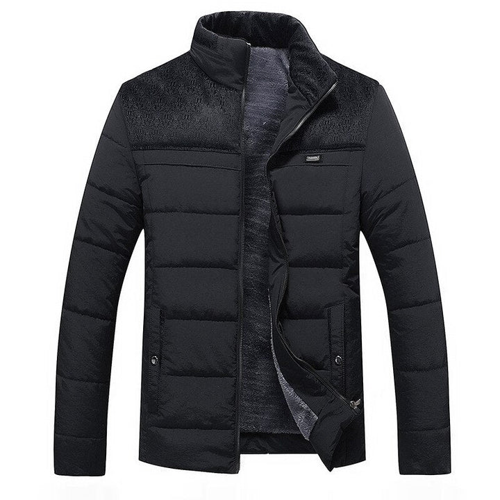 Men’s Zip-Up Fleece Jacket Lightweight Casual Outerwear-Bon Voyage Vintage