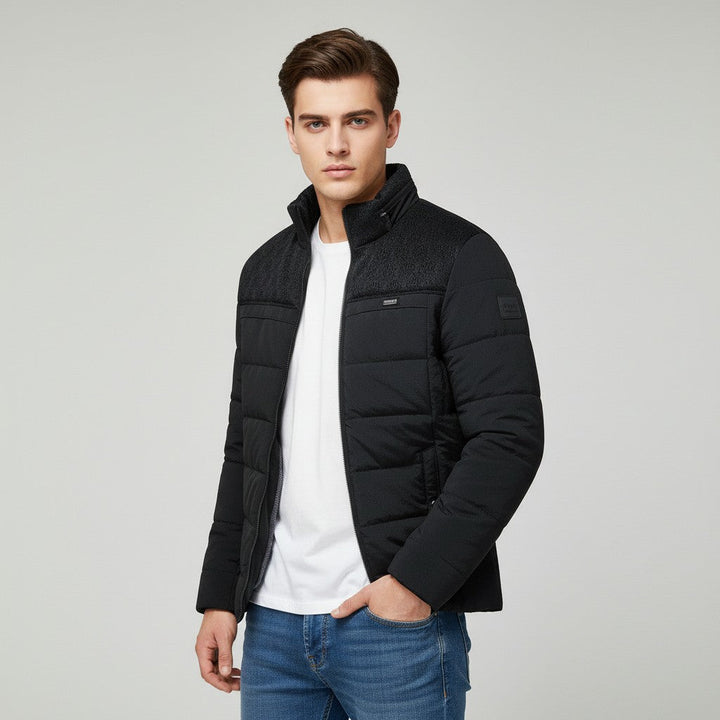 Men’s Zip-Up Fleece Jacket Lightweight Casual Outerwear-Bon Voyage Vintage