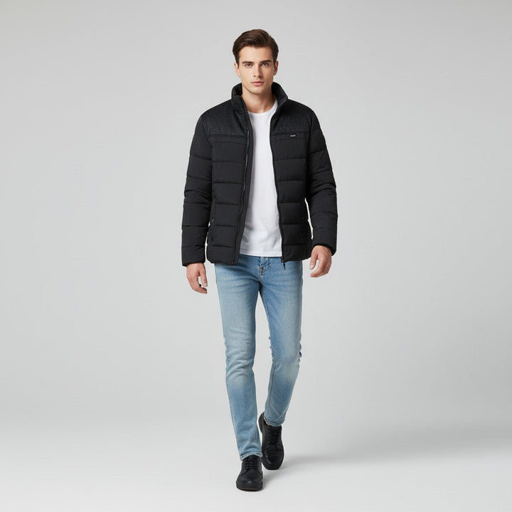 Men’s Zip-Up Fleece Jacket Lightweight Casual Outerwear-Bon Voyage Vintage