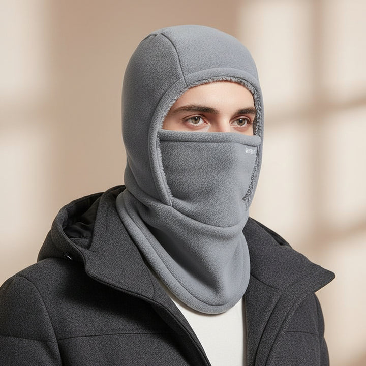 One-Piece Hood Scarf Face Mask Windproof Winter Thermal Head Cover-Bon Voyage Vintage