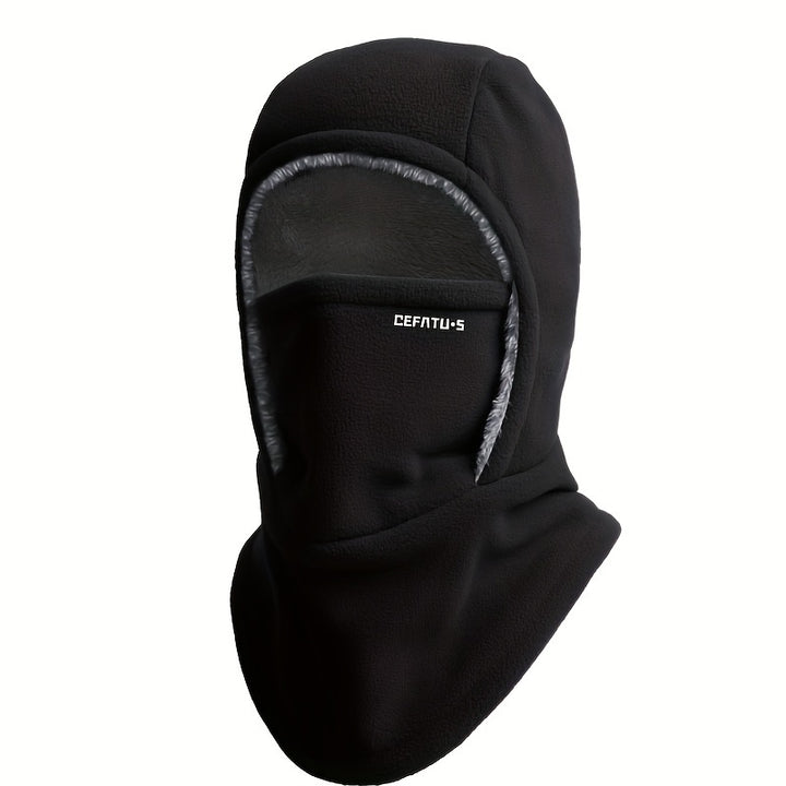 One-Piece Hood Scarf Face Mask Windproof Winter Thermal Head Cover-Bon Voyage Vintage