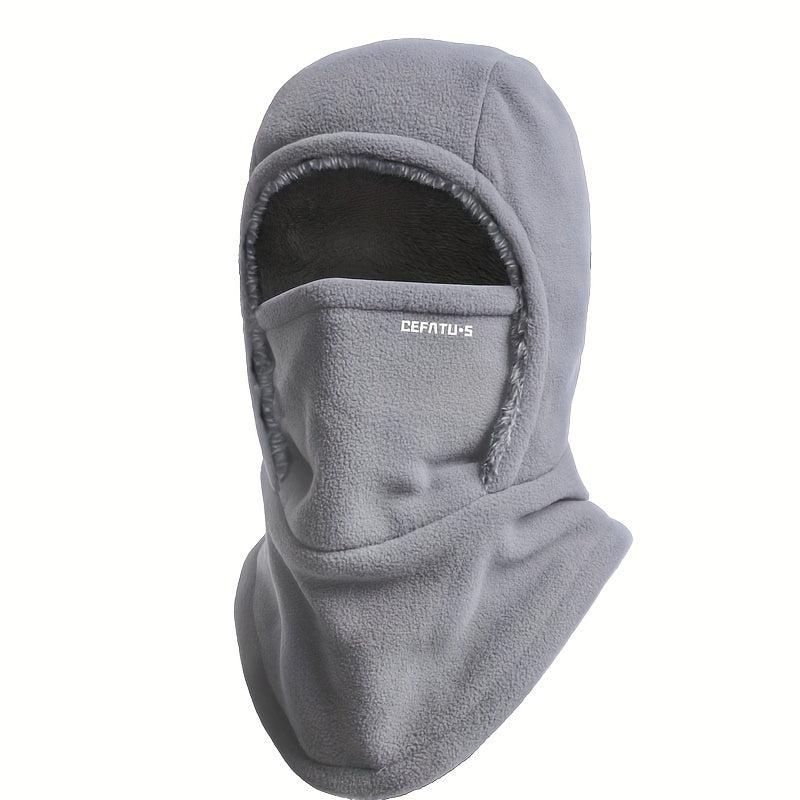One-Piece Hood Scarf Face Mask Windproof Winter Thermal Head Cover-Bon Voyage Vintage