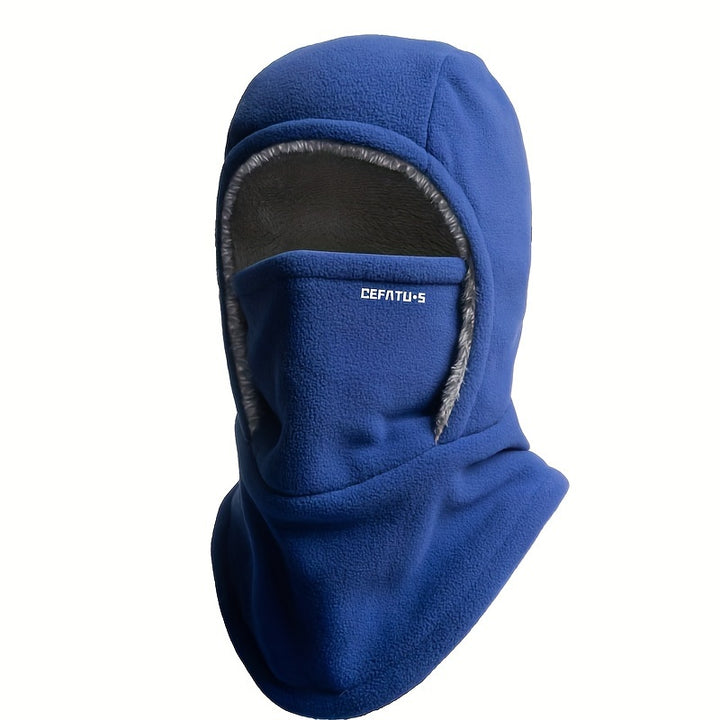 One-Piece Hood Scarf Face Mask Windproof Winter Thermal Head Cover-Bon Voyage Vintage