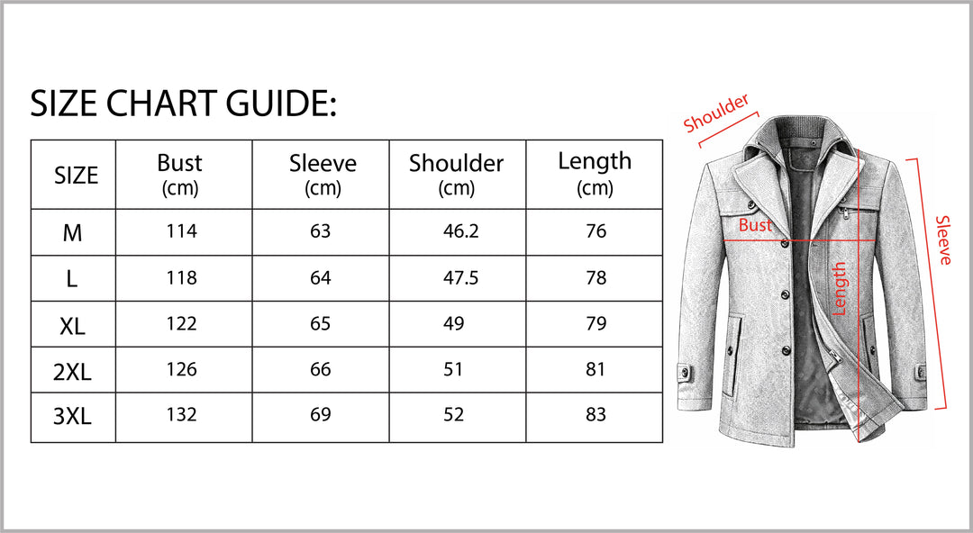 Polyester Wool Blend Cold Weather Outerwear Winter Jacket-Bon Voyage Vintage