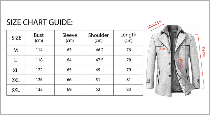 Polyester Wool Blend Cold Weather Outerwear Winter Jacket-Bon Voyage Vintage