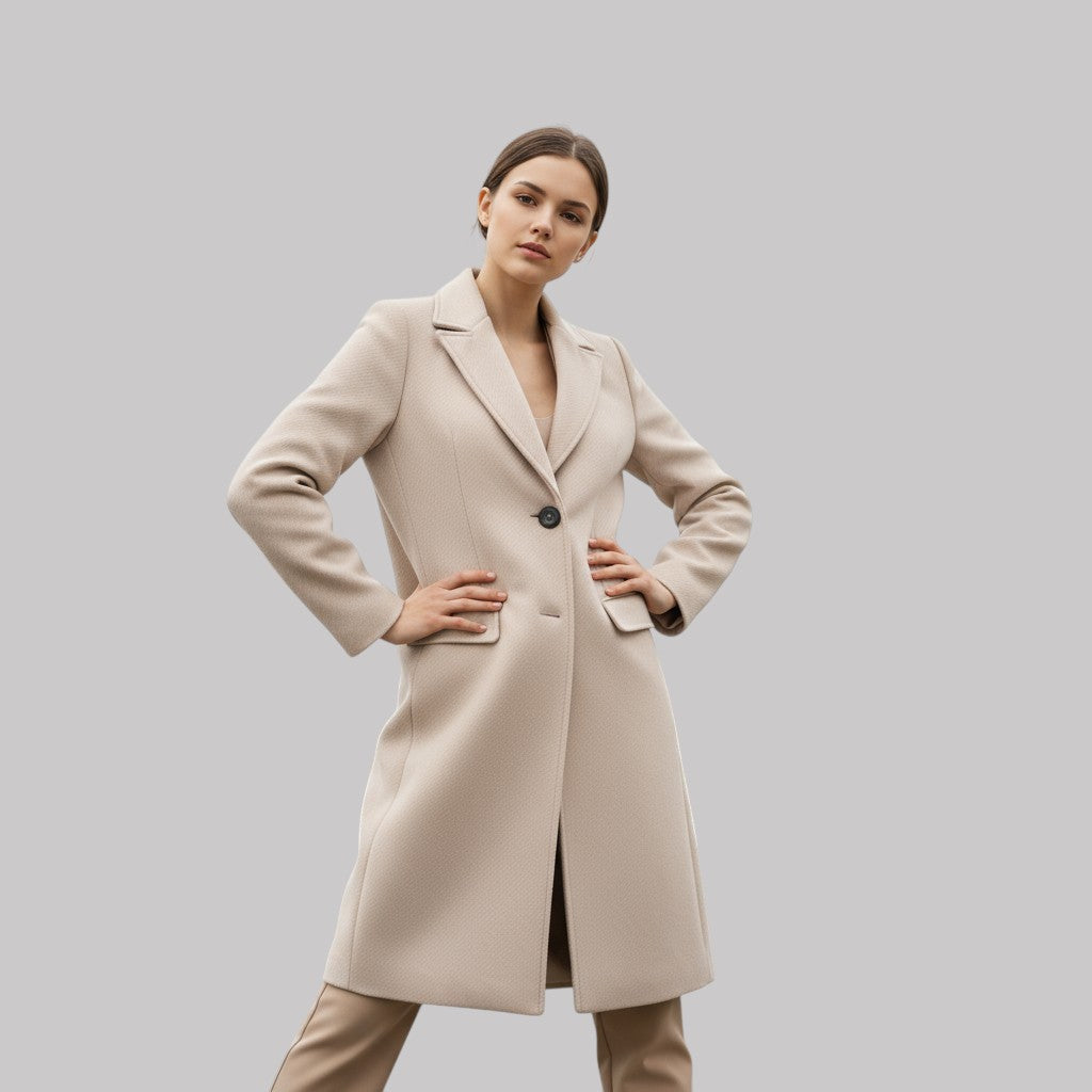 Temperament Commute Long Sleeve Jacket-Bon Voyage Vintage