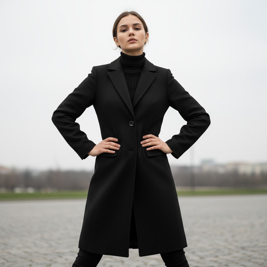 Temperament Commute Long Sleeve Jacket-Bon Voyage Vintage