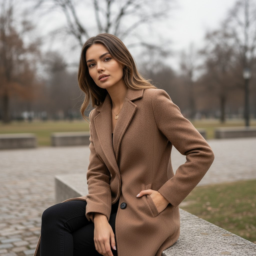 Temperament Commute Long Sleeve Jacket-Bon Voyage Vintage