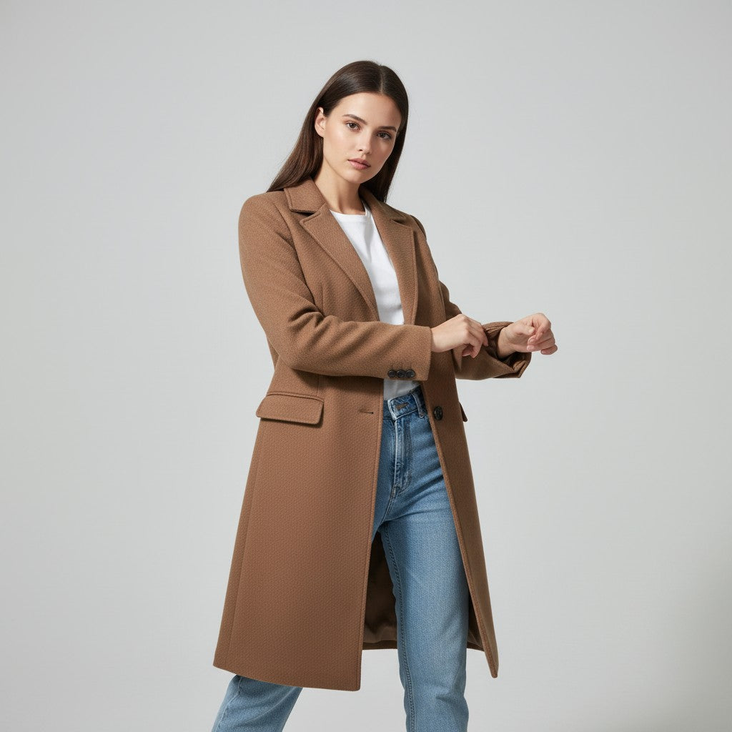 Temperament Commute Long Sleeve Jacket-Bon Voyage Vintage