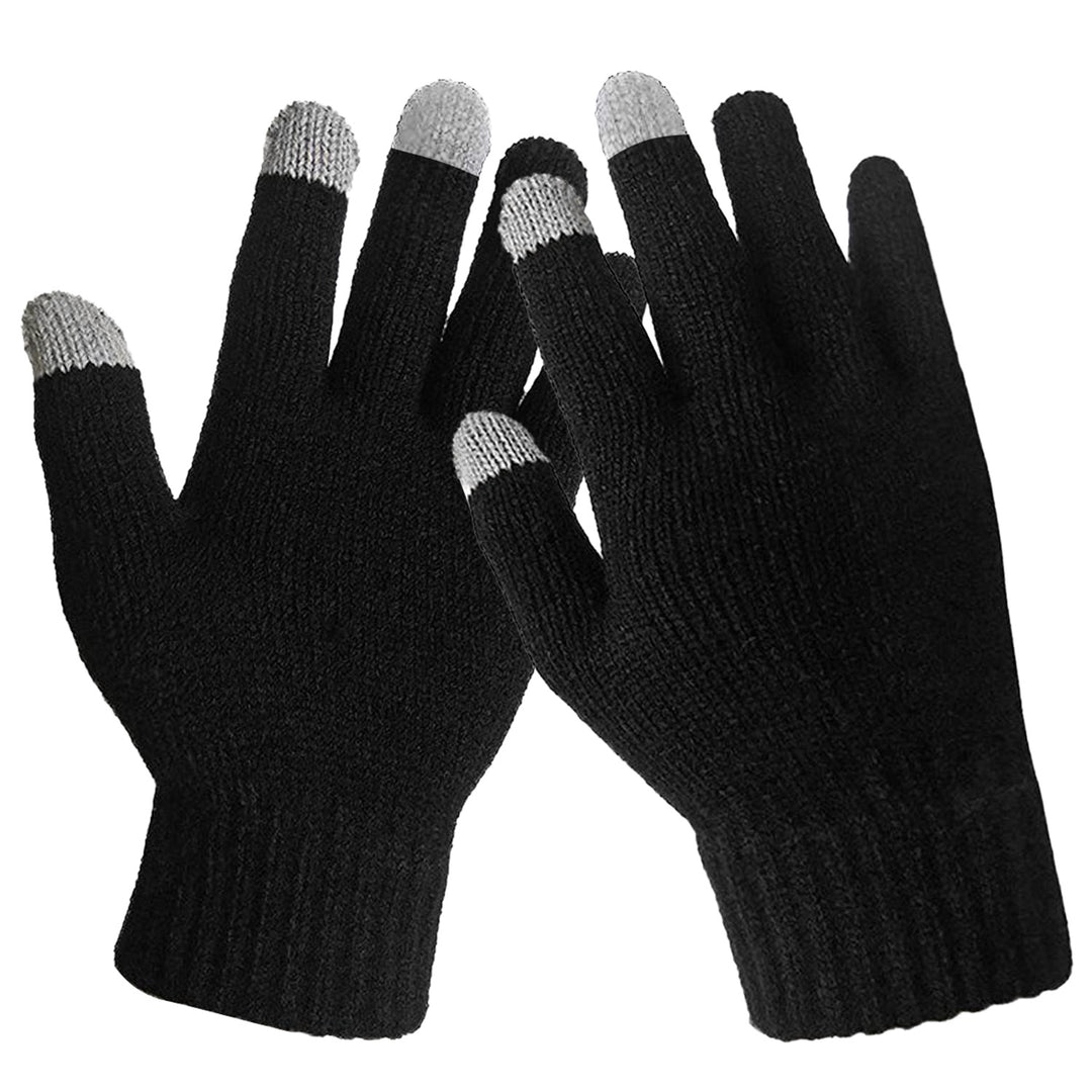 Touch Screen Full Finger Knitted Winter Gloves for Warm and Smart Use-Bon Voyage Vintage