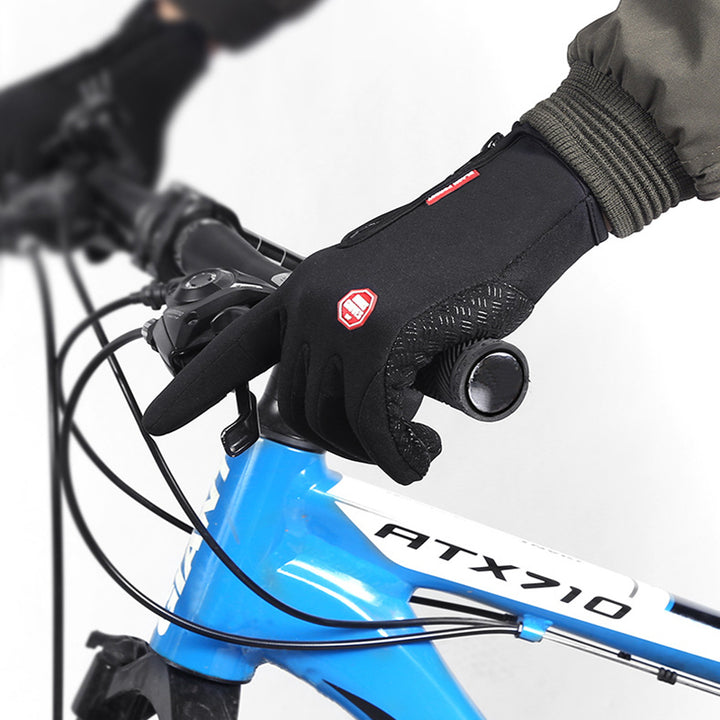 Touch Screen Waterproof Winter Riding Gloves Fleece Insulated Anti-Slip Gloves-Bon Voyage Vintage