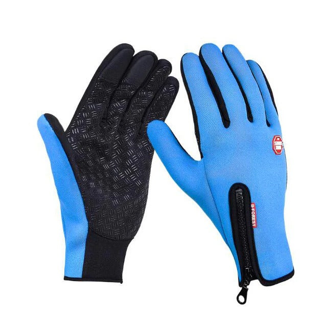Touch Screen Waterproof Winter Riding Gloves Fleece Insulated Anti-Slip Gloves-Bon Voyage Vintage