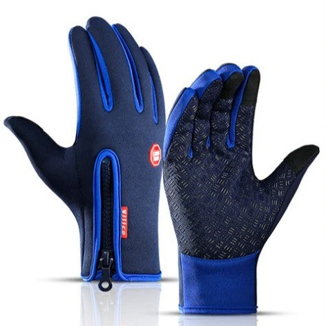 Touch Screen Waterproof Winter Riding Gloves Fleece Insulated Anti-Slip Gloves-Bon Voyage Vintage