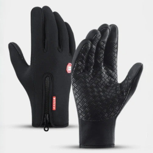 Touch Screen Waterproof Winter Riding Gloves Fleece Insulated Anti-Slip Gloves-Bon Voyage Vintage