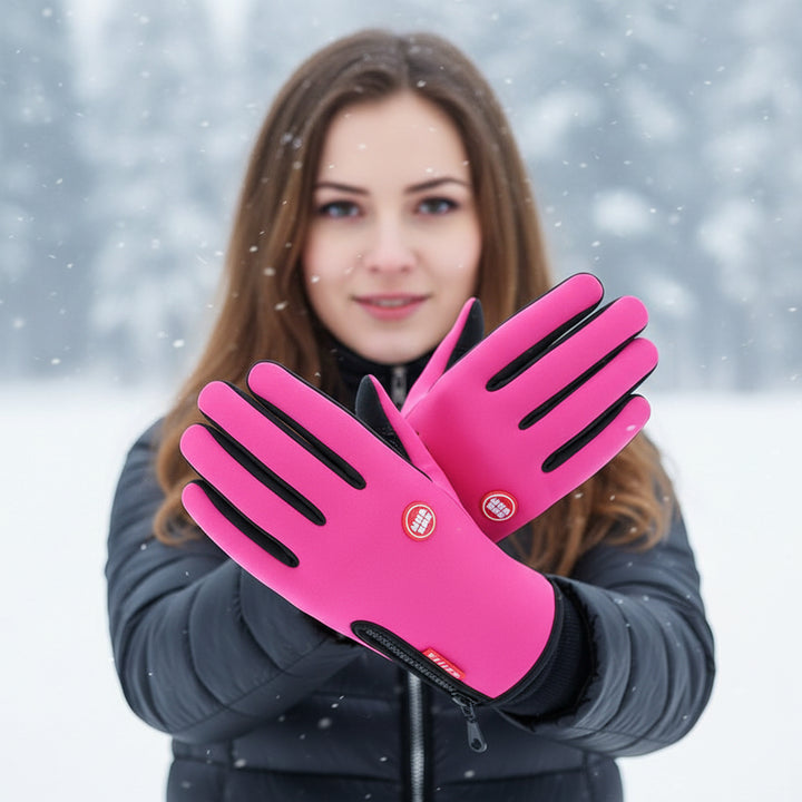 Touch Screen Waterproof Winter Riding Gloves Fleece Insulated Anti-Slip Gloves-Bon Voyage Vintage