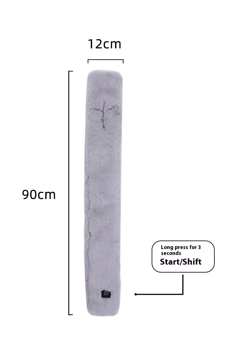 USB Electric Heated Neck Wrap Heating Scarf for Pain Relief and Winter Warmth-Bon Voyage Vintage