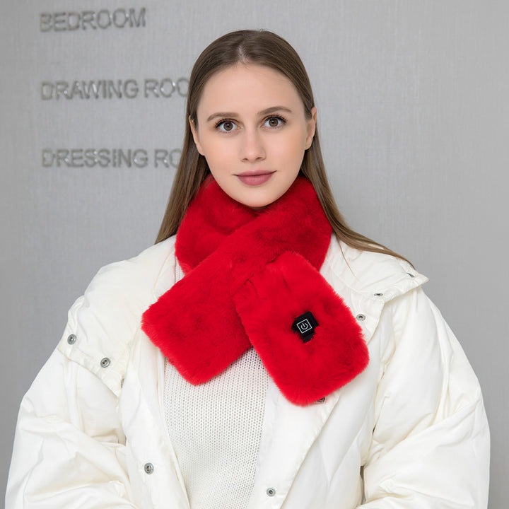 USB Heated Neck Scarf Adjustable Temperature Winter Neck Warmer-Bon Voyage Vintage