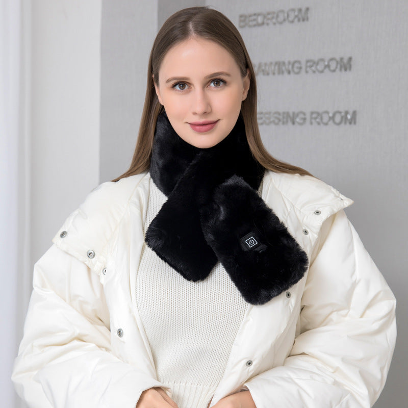 USB Heated Neck Scarf Adjustable Temperature Winter Neck Warmer-Bon Voyage Vintage