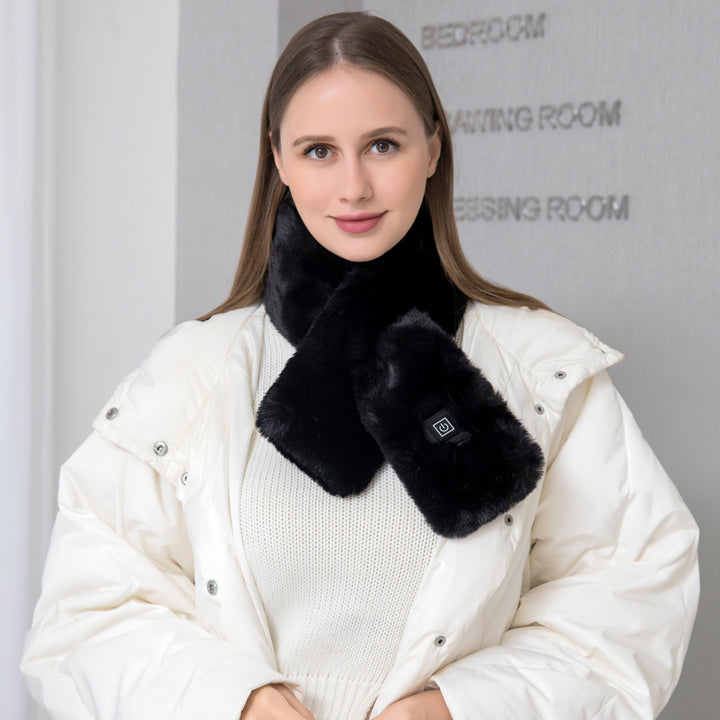 USB Heated Neck Scarf Adjustable Temperature Winter Neck Warmer-Bon Voyage Vintage