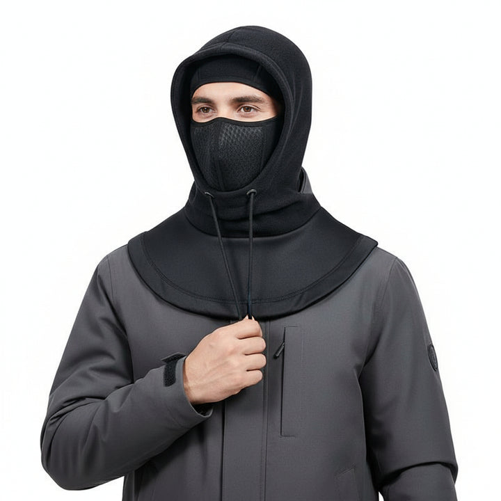 Unisex Full Face Mask Balaclava Beanie for Windproof and Warm-Bon Voyage Vintage