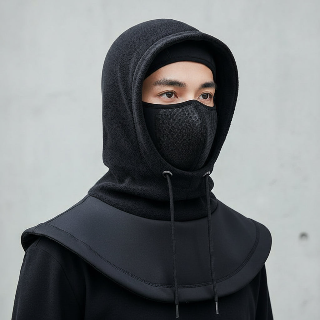 Unisex Full Face Mask Balaclava Beanie for Windproof and Warm-Bon Voyage Vintage