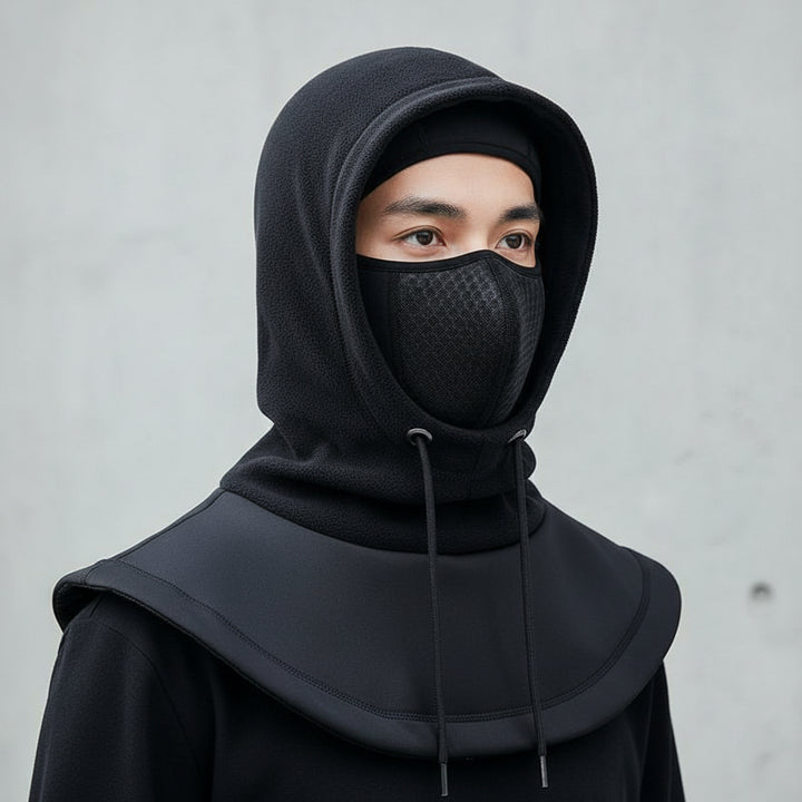 Unisex Full Face Mask Balaclava Beanie for Windproof and Warm-Bon Voyage Vintage