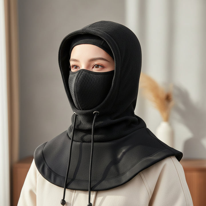 Unisex Full Face Mask Balaclava Beanie for Windproof and Warm-Bon Voyage Vintage