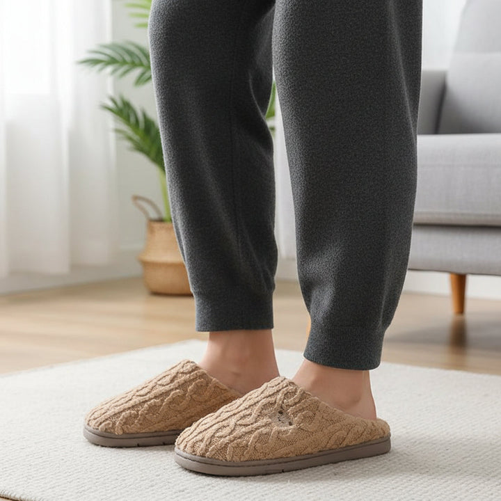 Warm & Cozy Teddy Bear Slippers for Women-Bon Voyage Vintage