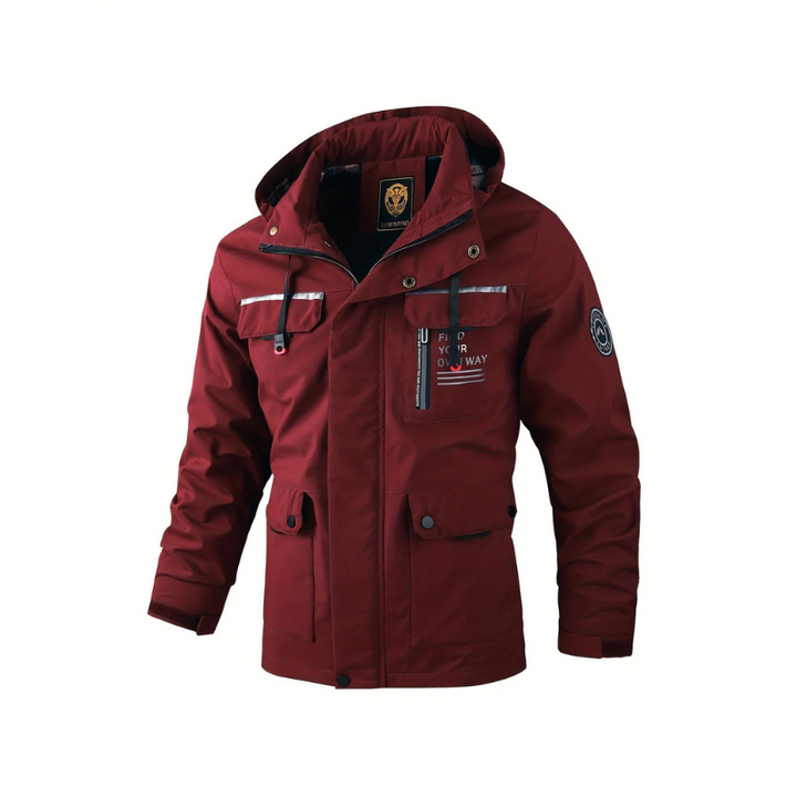 Windproof Hooded Cold Weather Coat For Men's-Bon Voyage Vintage