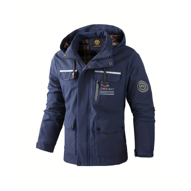 Windproof Hooded Cold Weather Coat For Men's-Bon Voyage Vintage