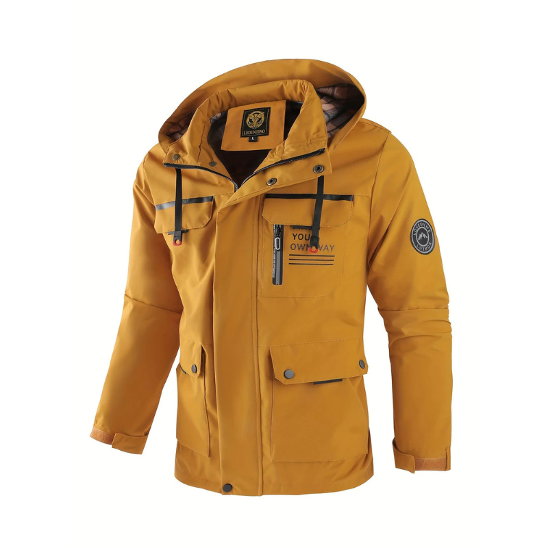Windproof Hooded Cold Weather Coat For Men's-Bon Voyage Vintage