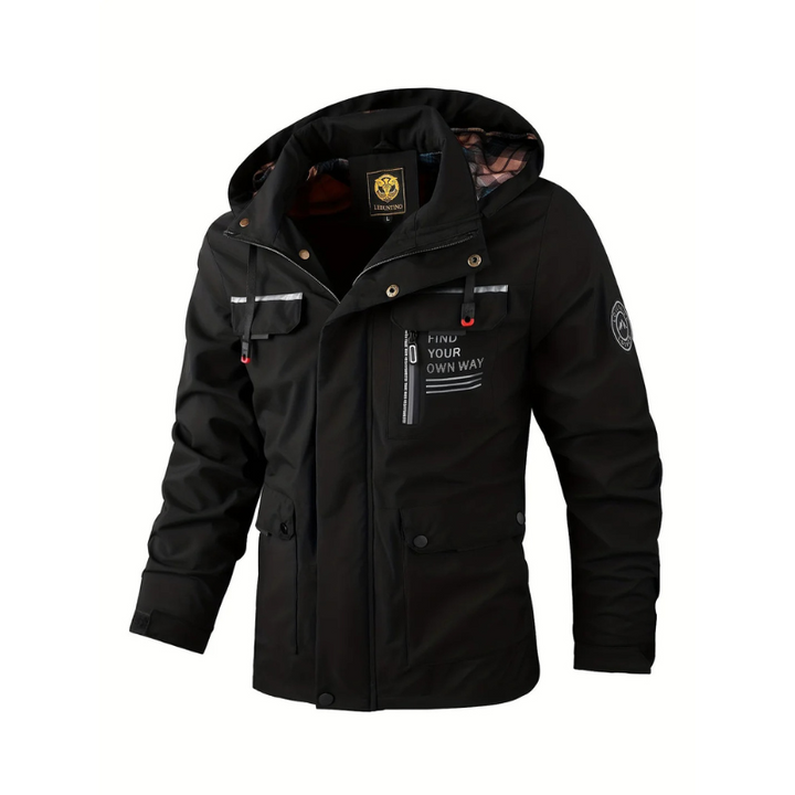 Windproof Hooded Cold Weather Coat For Men's-Bon Voyage Vintage