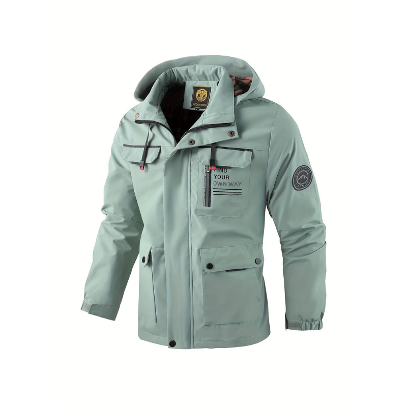 Windproof Hooded Cold Weather Coat For Men's-Bon Voyage Vintage