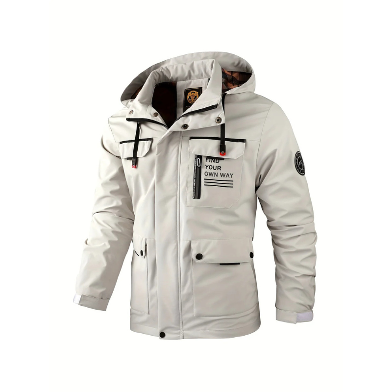Windproof Hooded Cold Weather Coat For Men's-Bon Voyage Vintage