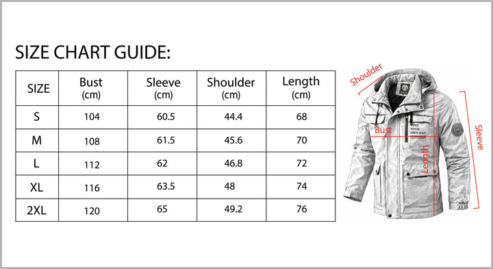 Windproof Hooded Cold Weather Coat For Men's-Bon Voyage Vintage