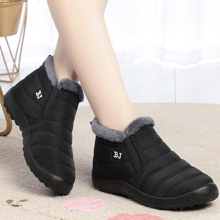Winter Hiking Boots Non-Slip Thick Sole Insulated Boots with Round Toe-Bon Voyage Vintage