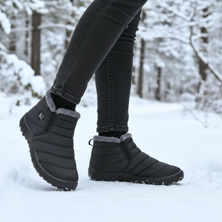Winter Hiking Boots Non-Slip Thick Sole Insulated Boots with Round Toe-Bon Voyage Vintage
