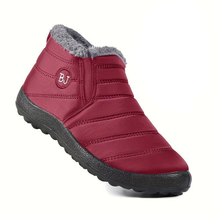 Winter Hiking Boots Non-Slip Thick Sole Insulated Boots with Round Toe-Bon Voyage Vintage