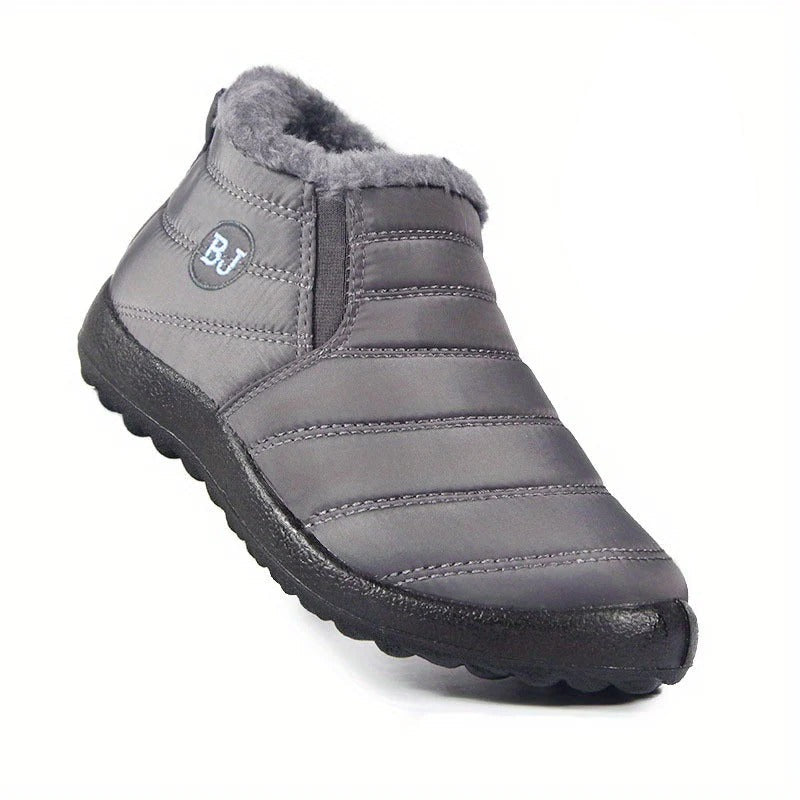 Winter Hiking Boots Non-Slip Thick Sole Insulated Boots with Round Toe-Bon Voyage Vintage