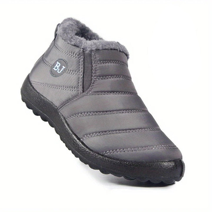 Winter Hiking Boots Non-Slip Thick Sole Insulated Boots with Round Toe-Bon Voyage Vintage