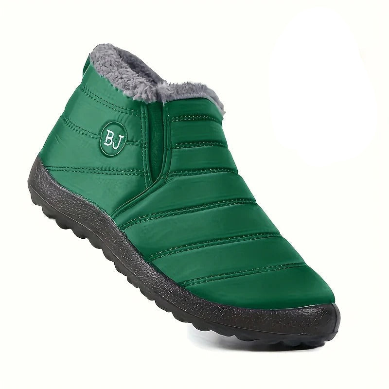 Winter Hiking Boots Non-Slip Thick Sole Insulated Boots with Round Toe-Bon Voyage Vintage