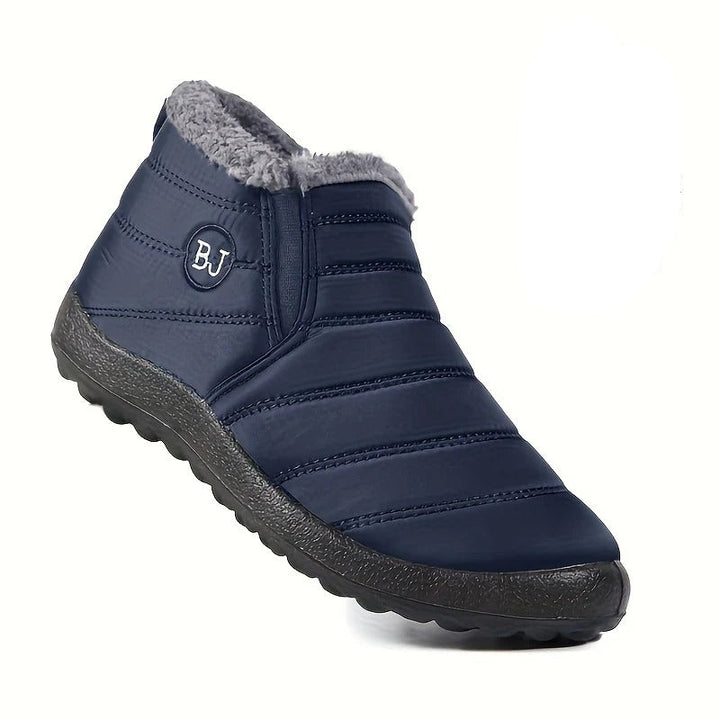 Winter Hiking Boots Non-Slip Thick Sole Insulated Boots with Round Toe-Bon Voyage Vintage