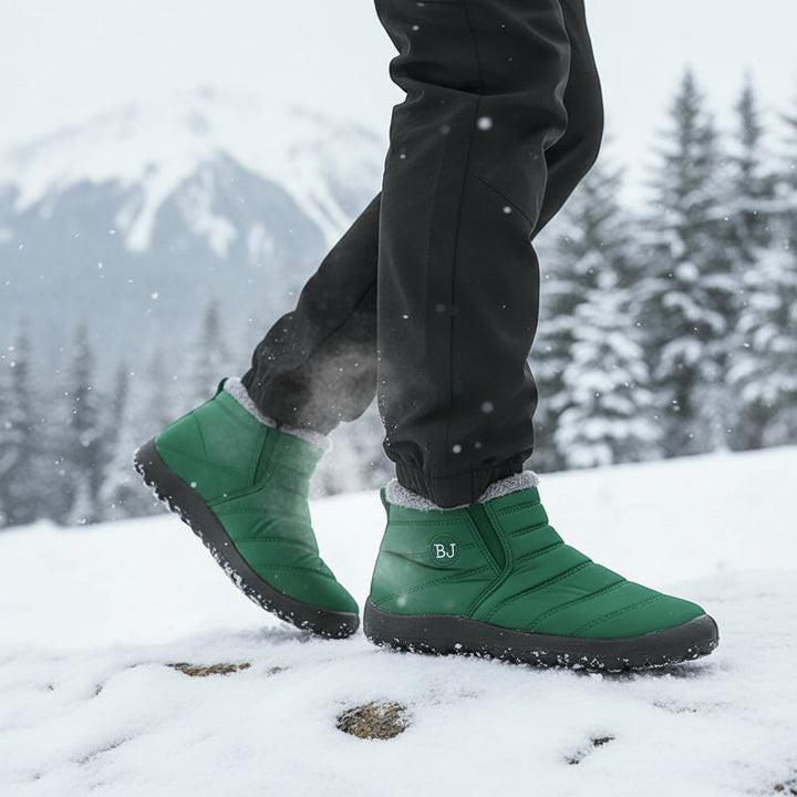 Winter Hiking Boots Non-Slip Thick Sole Insulated Boots with Round Toe-Bon Voyage Vintage