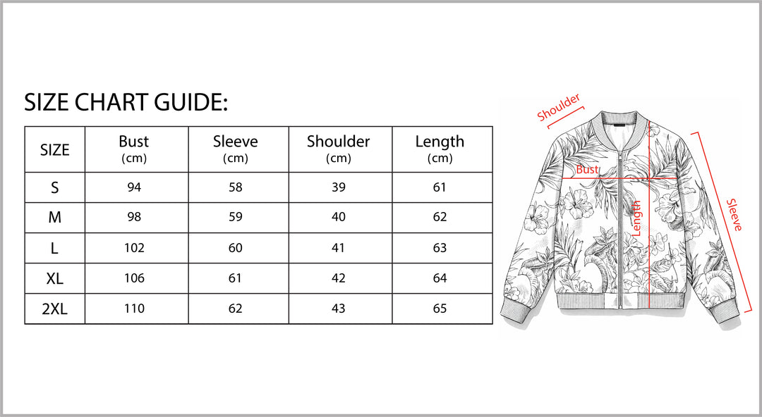 Women's Zip-Up Botanical Print Jacket