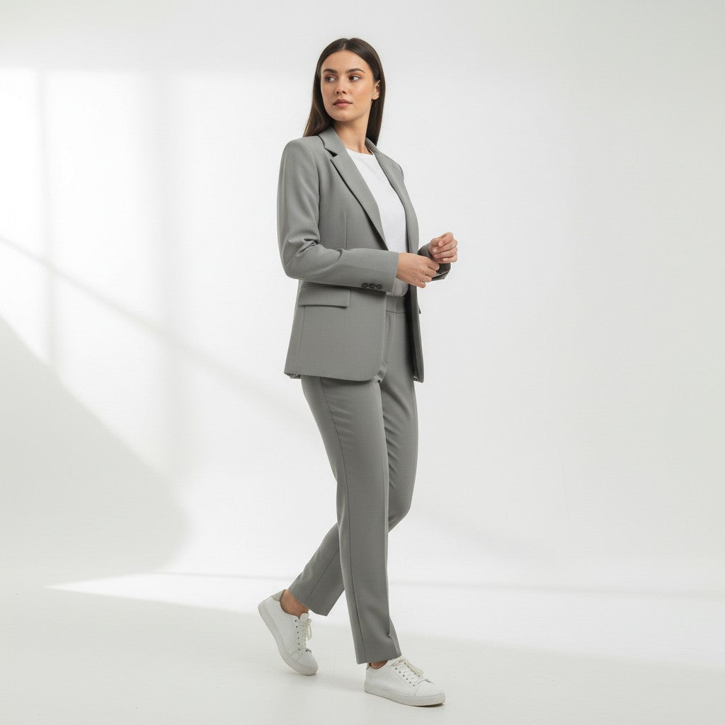 Women’s Blazer and Pants Business Suit Set-Bon Voyage Vintage