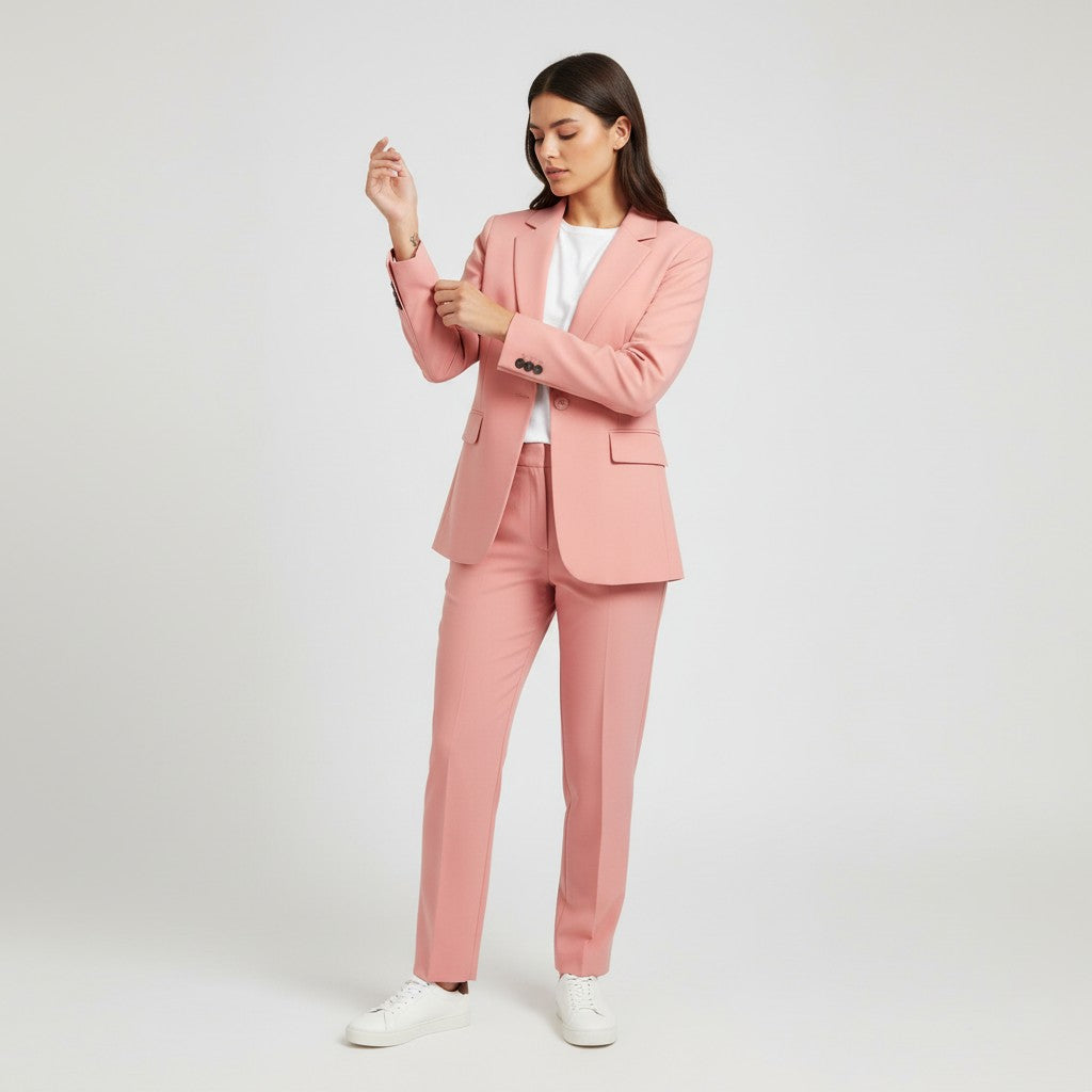 Women’s Blazer and Pants Business Suit Set-Bon Voyage Vintage