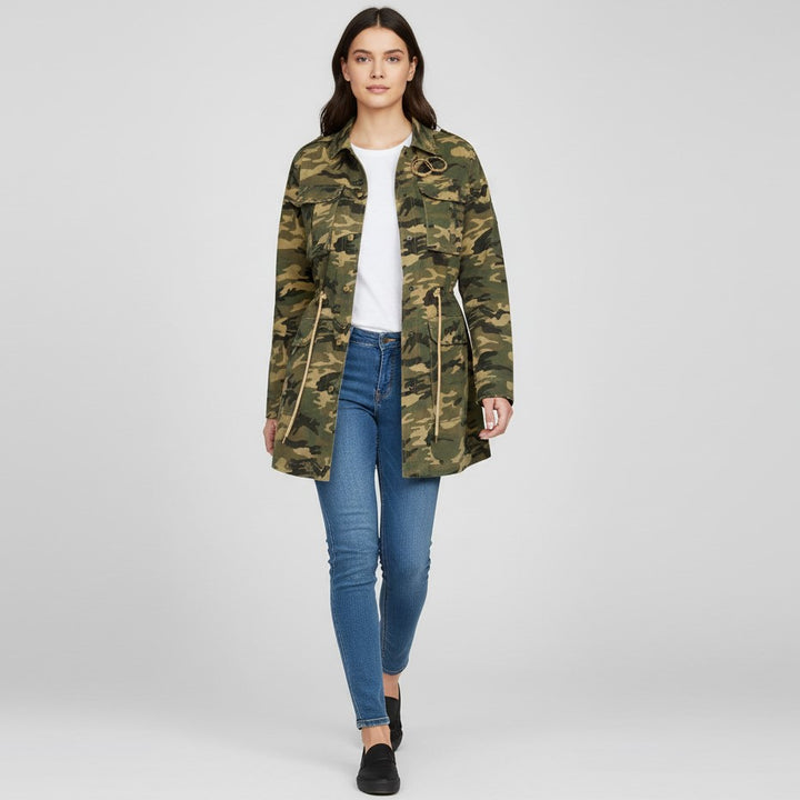 Women's Camouflage Work-From-Home Jacket-Bon Voyage Vintage