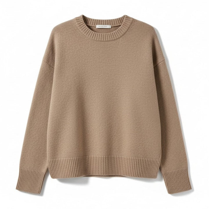 Women’s Cashmere Blend Sweater Soft Elegant Knit Top-Bon Voyage Vintage